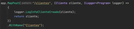 Endpoint para crear un cliente